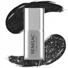 Semilac Top Coat Do Paznokci No Wipe Bezbarwny z Brokatem Flash On T21 7ml