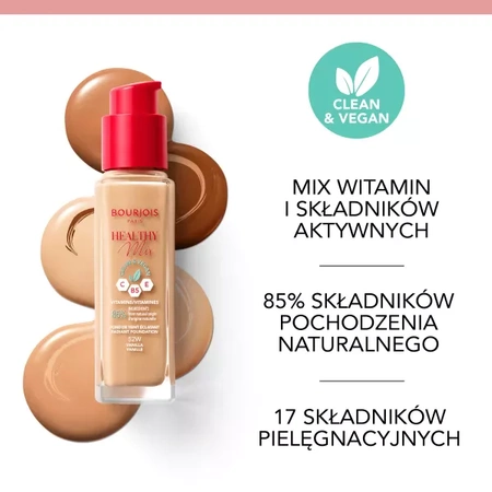 Bourjois Healthy Mix Rozświetlający Podkład 50,5 Light Ivory